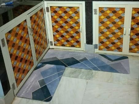 Anti-Slip Kitchen Mat & Runner Set – 2 Pieces (1 Mat + 1 Runner)