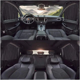 Magnetic Car Side Window Sunshade Curtains | Removable Privacy & Heat Protection set of 4