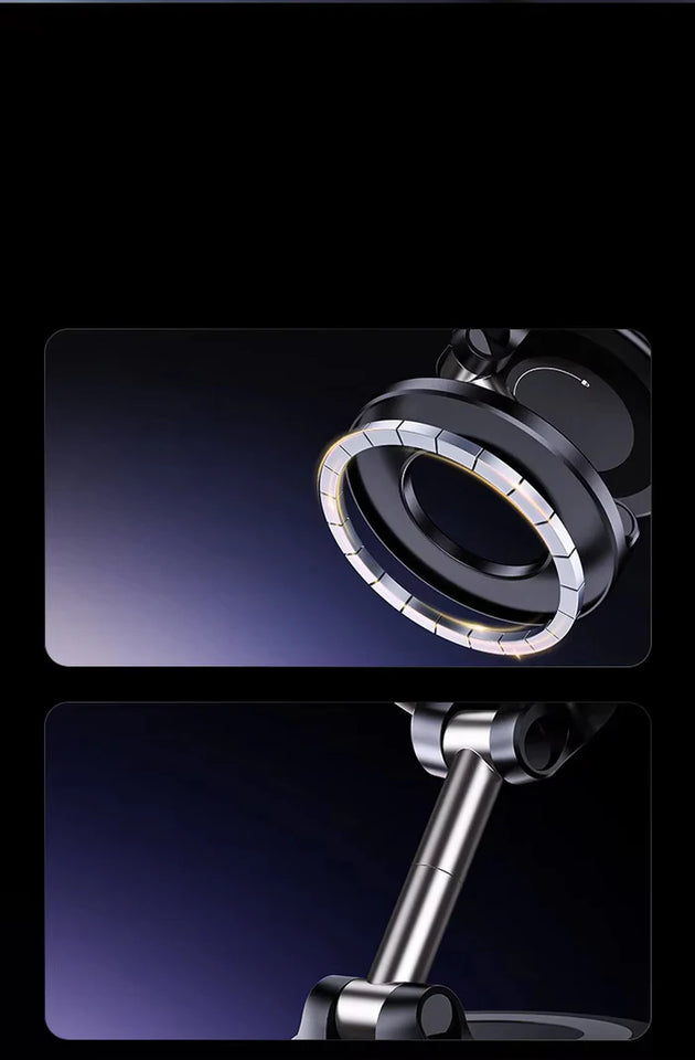 Grip Pro – Dual Vacuum & Magnetic Car Mount Holder Includes 2 magnetic rings