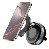 Grip Pro – Dual Vacuum & Magnetic Car Mount Holder Includes 2 magnetic rings