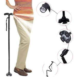 smart old man walking stick
